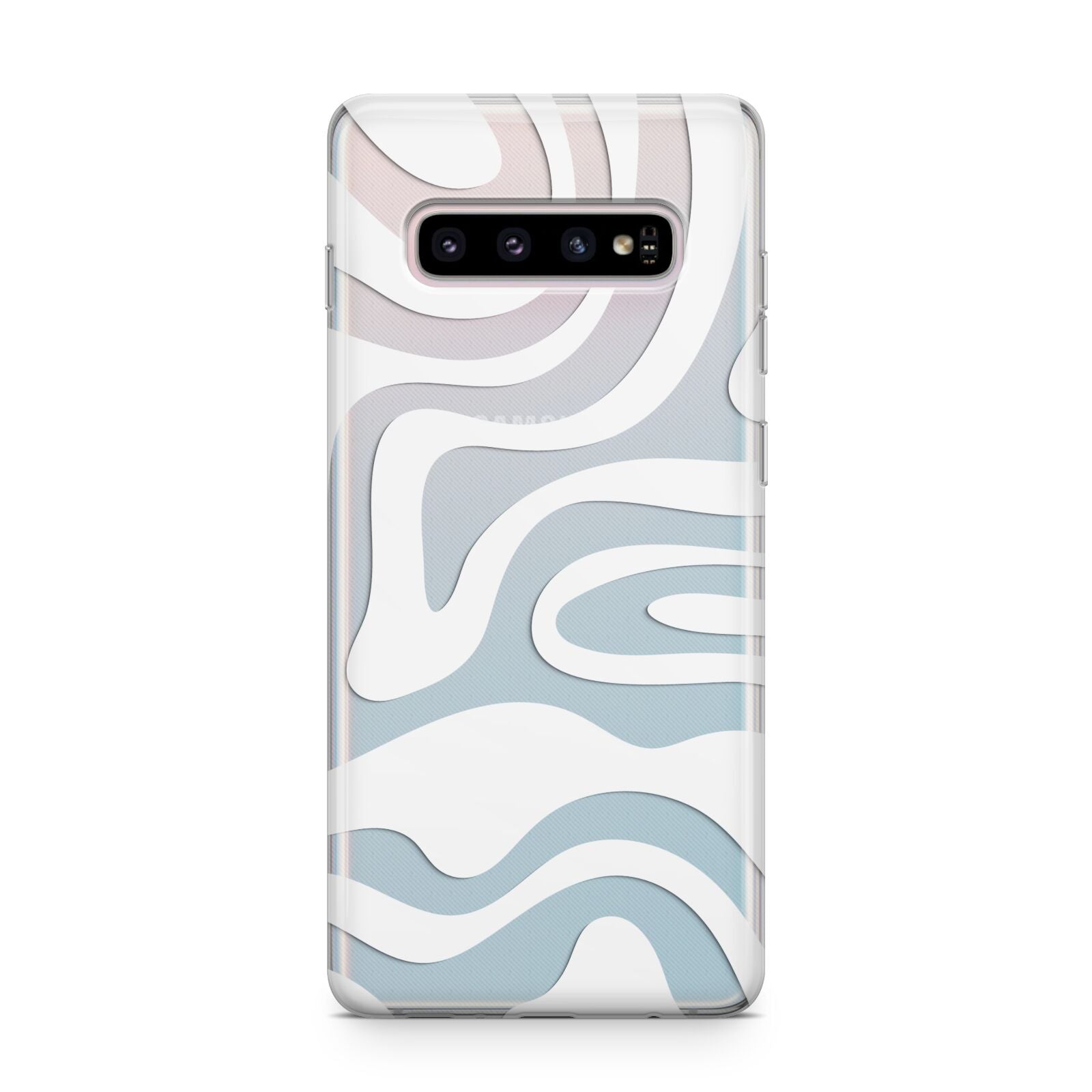 White Swirl Samsung Galaxy S10 Plus Case