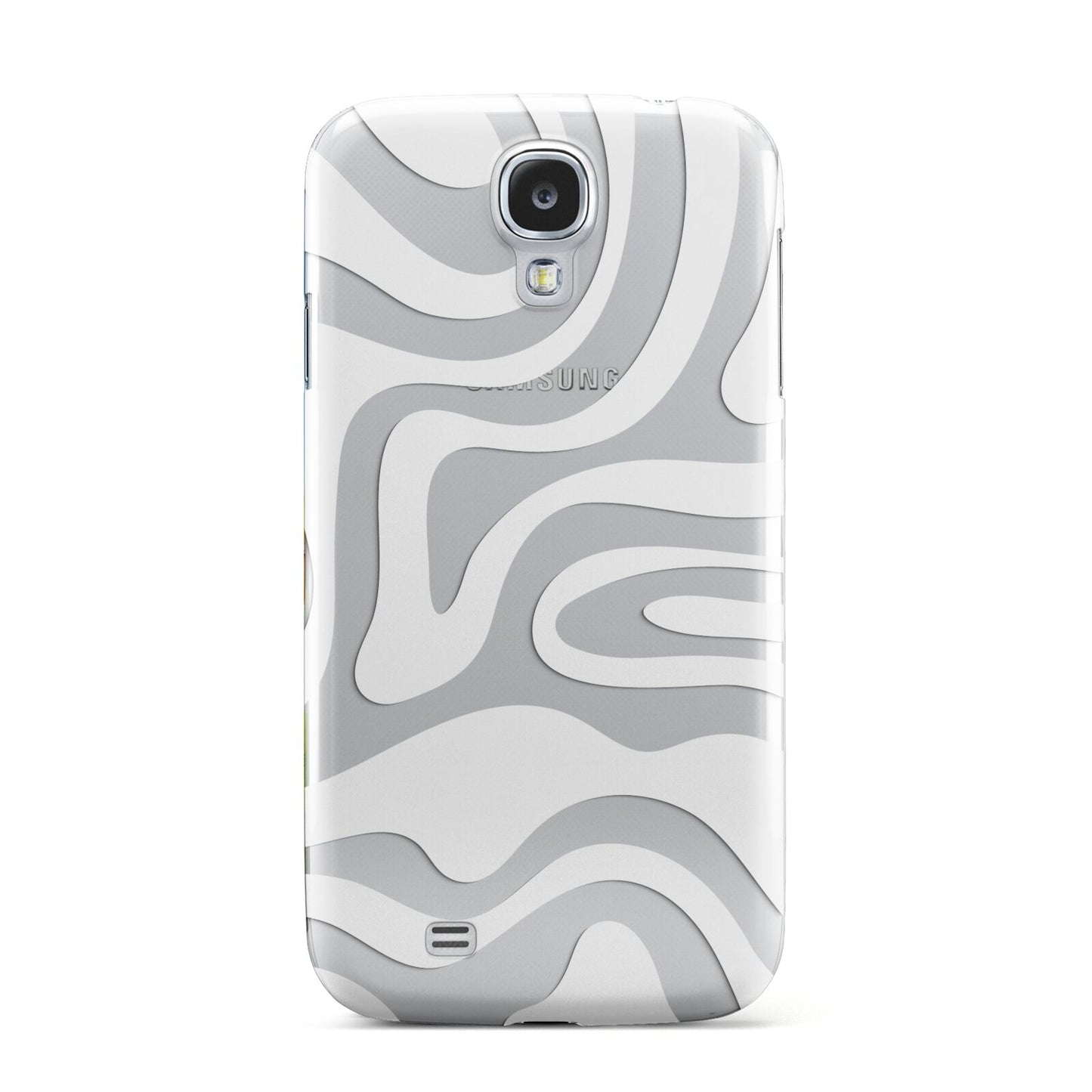 White Swirl Samsung Galaxy S4 Case