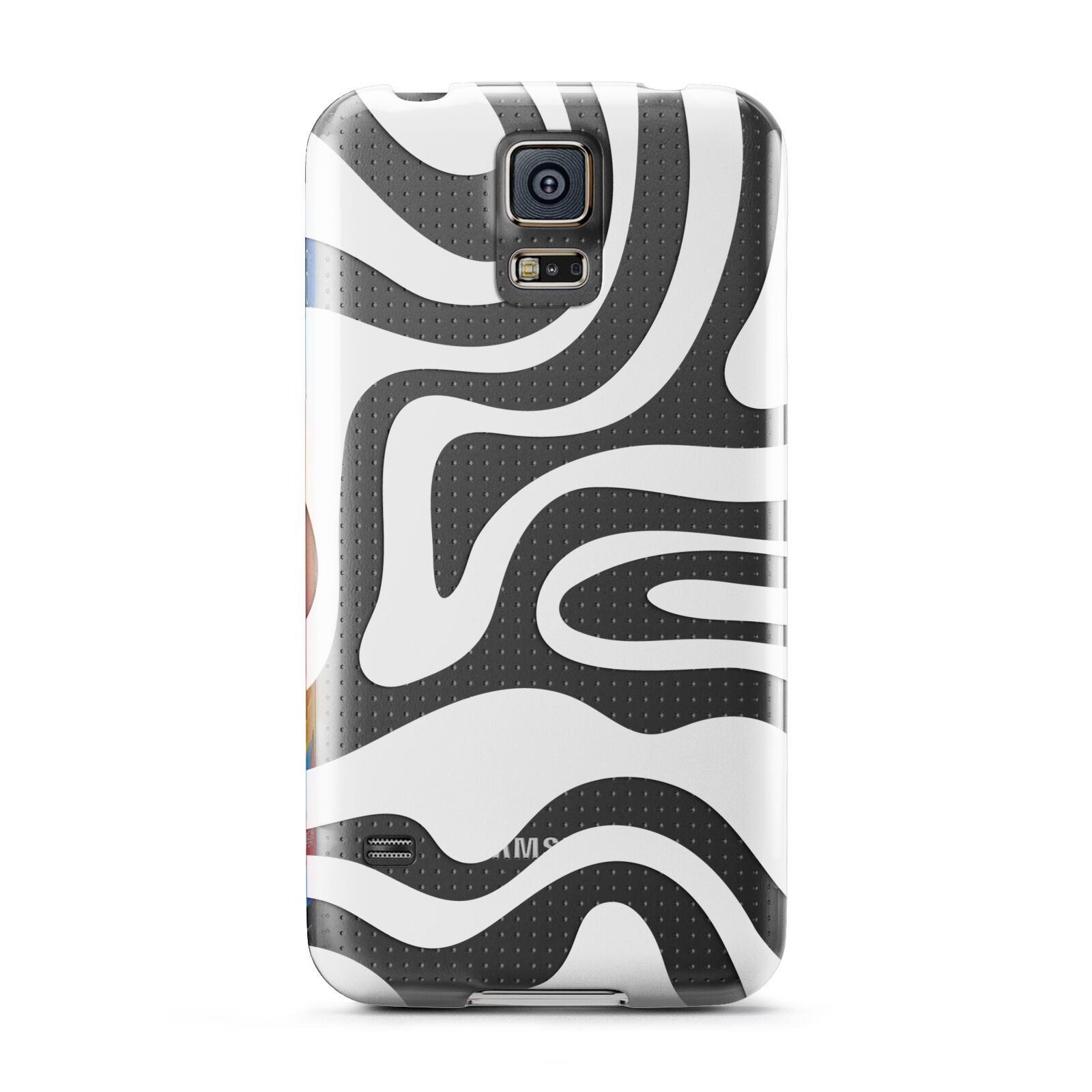 White Swirl Samsung Galaxy S5 Case