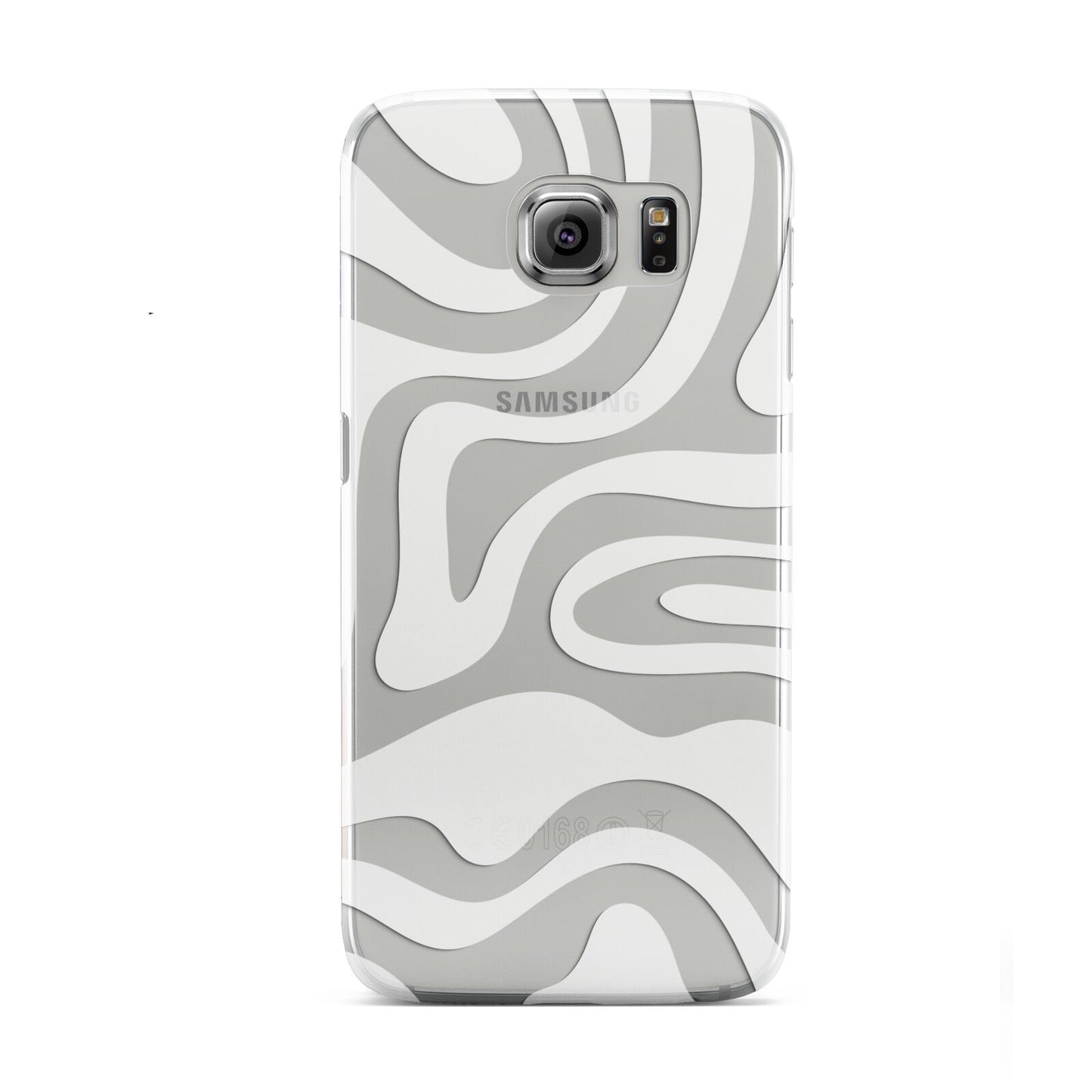 White Swirl Samsung Galaxy S6 Case