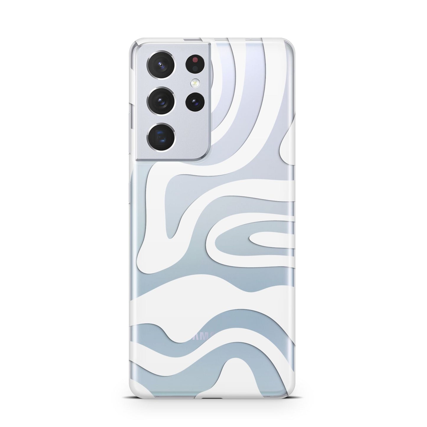 White Swirl Samsung S21 Ultra Case