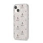 White Swiss Shepherd Dog Icon with Name iPhone 14 Glitter Tough Case Starlight Angled Image