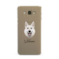 White Swiss Shepherd Dog Personalised Samsung Galaxy A8 Case