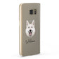 White Swiss Shepherd Dog Personalised Samsung Galaxy Case Fourty Five Degrees