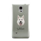 White Swiss Shepherd Dog Personalised Samsung Galaxy Note 4 Case