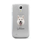 White Swiss Shepherd Dog Personalised Samsung Galaxy S4 Mini Case