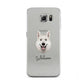 White Swiss Shepherd Dog Personalised Samsung Galaxy S6 Case