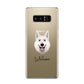 White Swiss Shepherd Dog Personalised Samsung Galaxy S8 Case