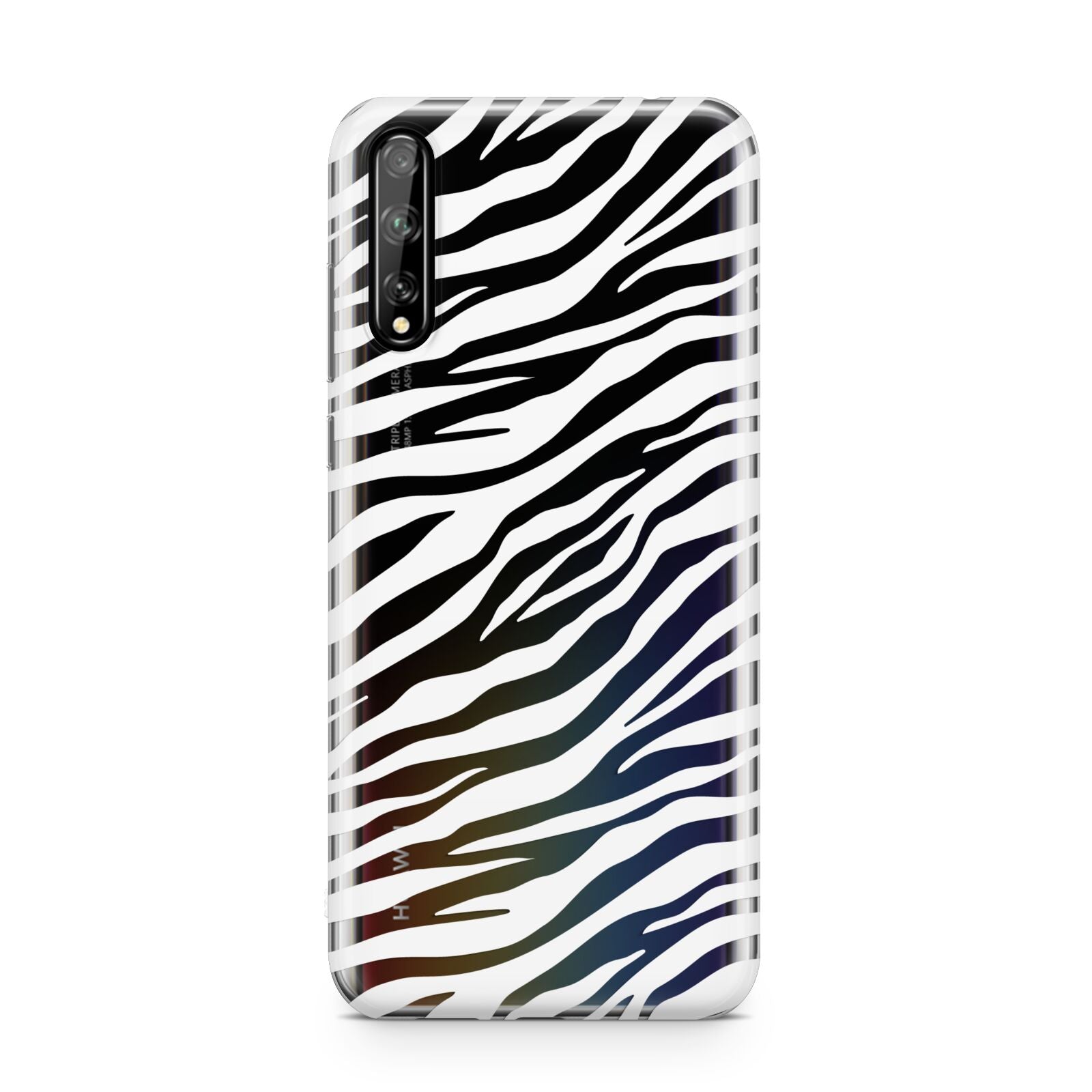 White Zebra Print Huawei Enjoy 10s Phone Case