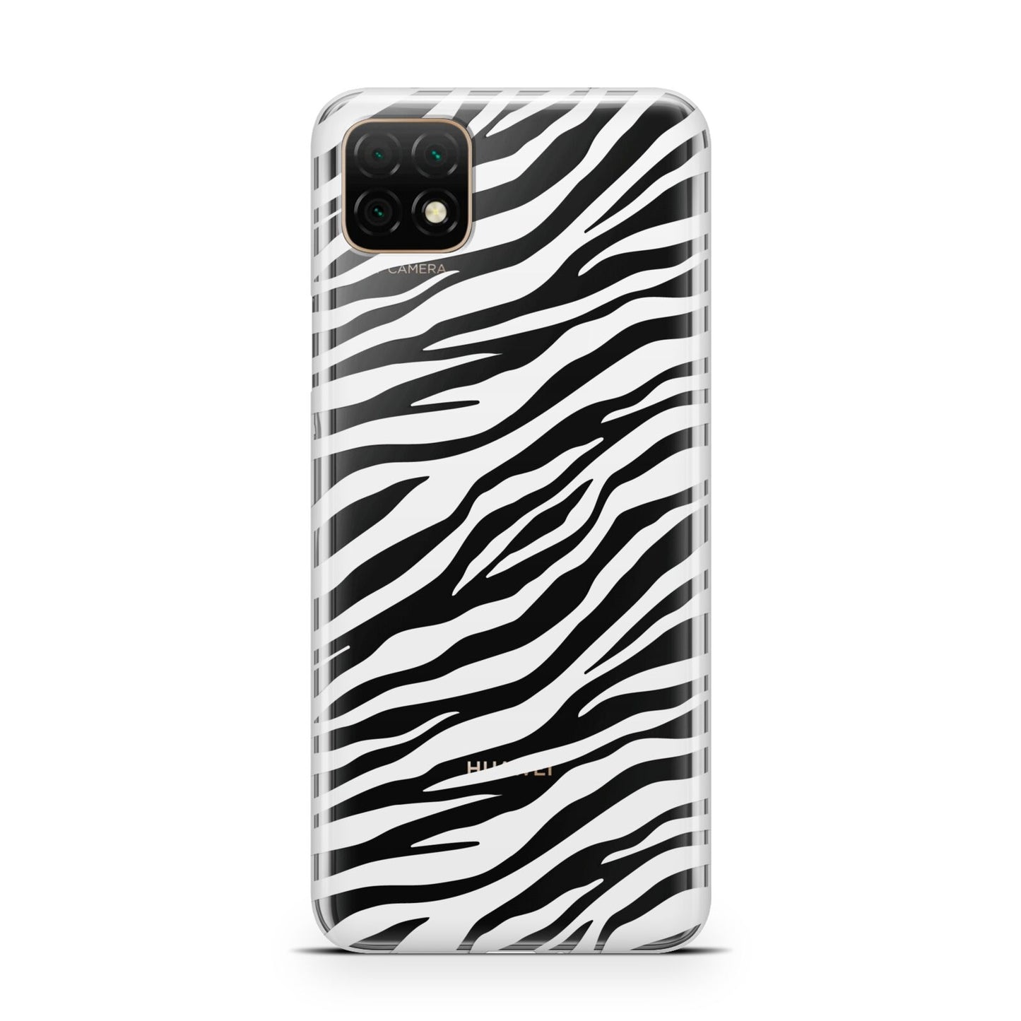 White Zebra Print Huawei Enjoy 20 Phone Case