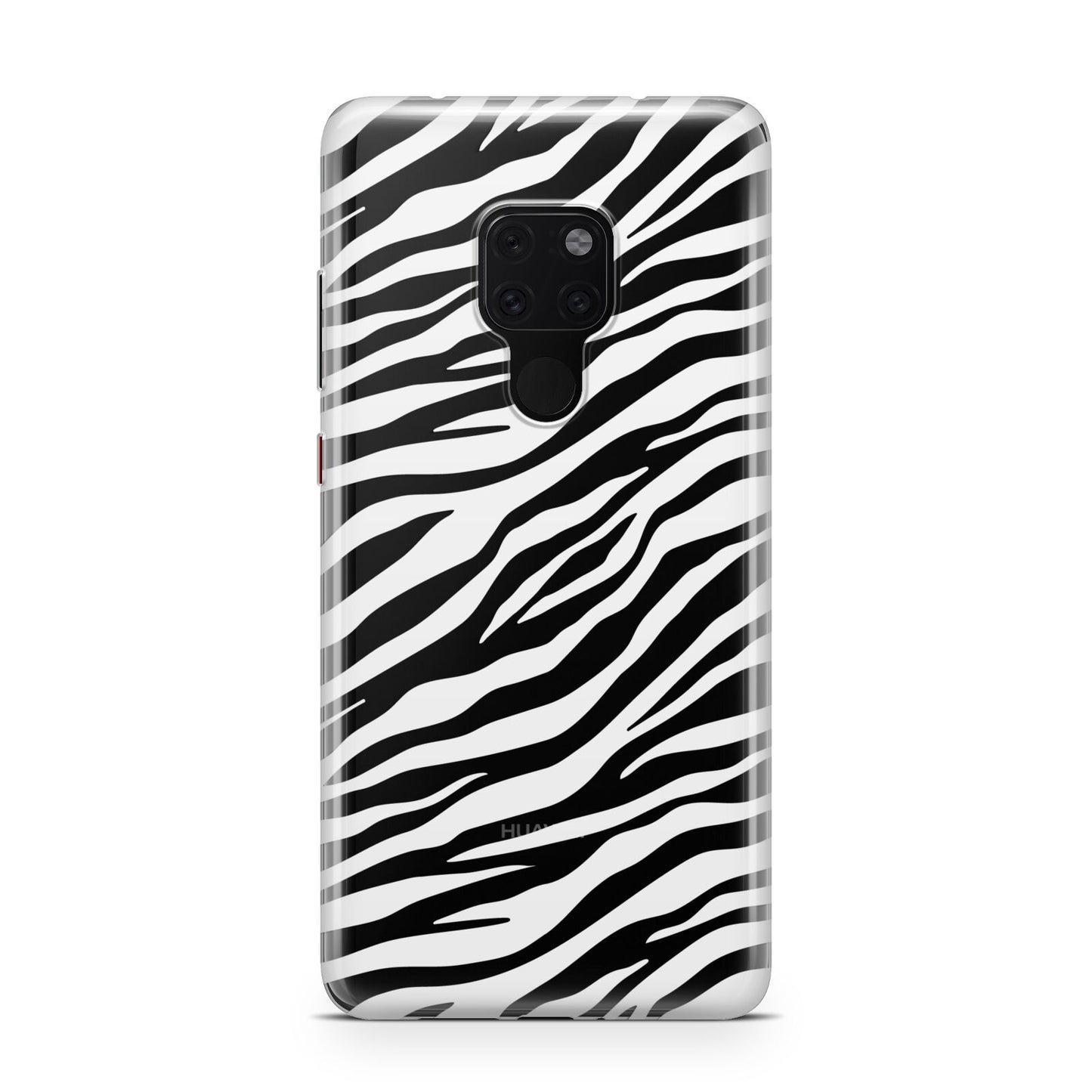 White Zebra Print Huawei Mate 20 Phone Case