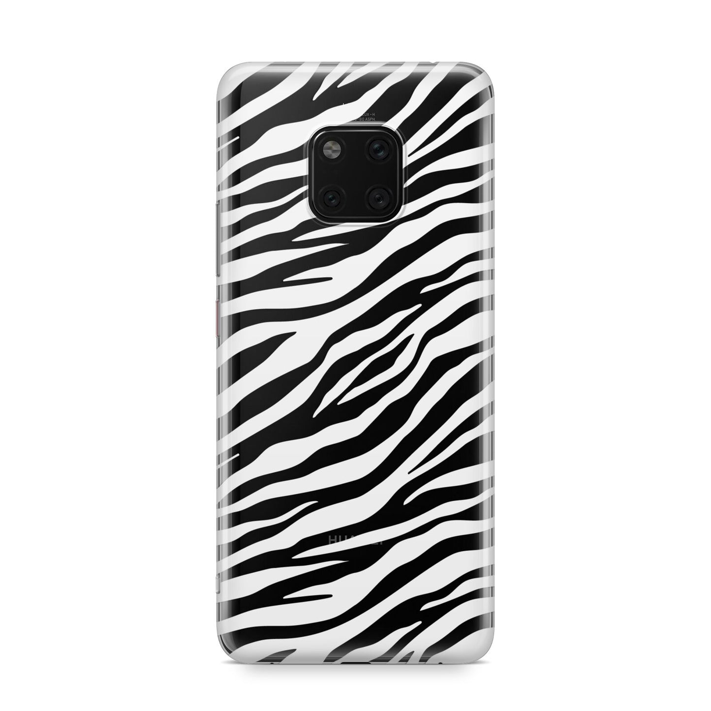 White Zebra Print Huawei Mate 20 Pro Phone Case