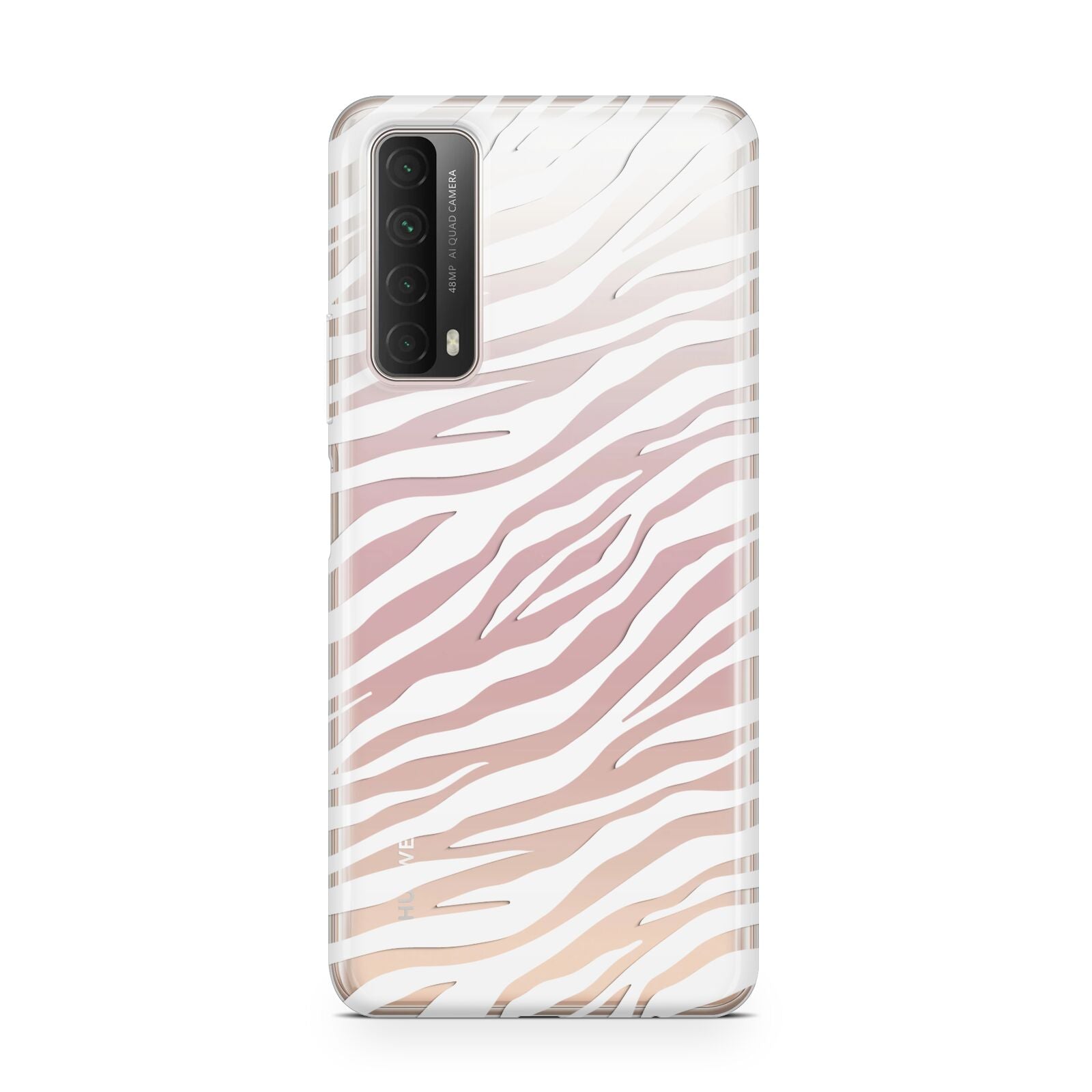 White Zebra Print Huawei P Smart 2021