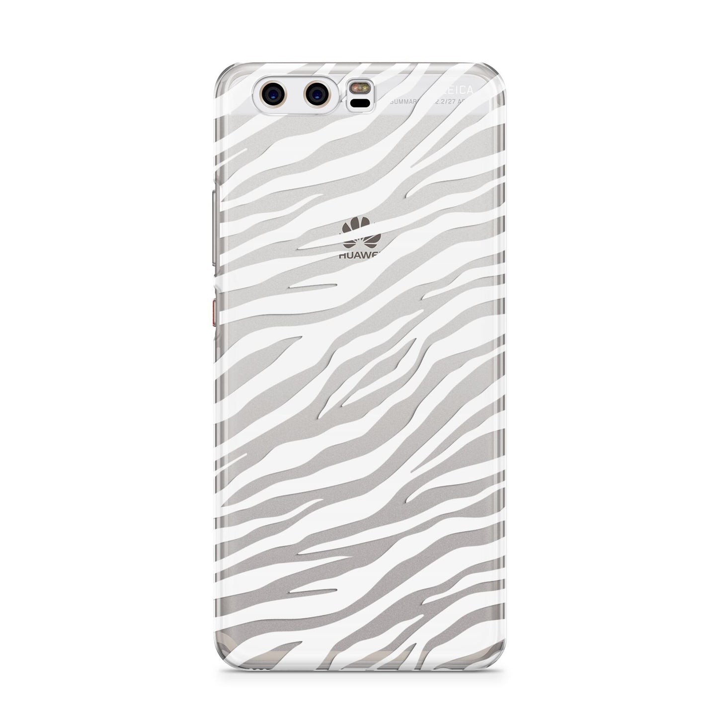 White Zebra Print Huawei P10 Phone Case