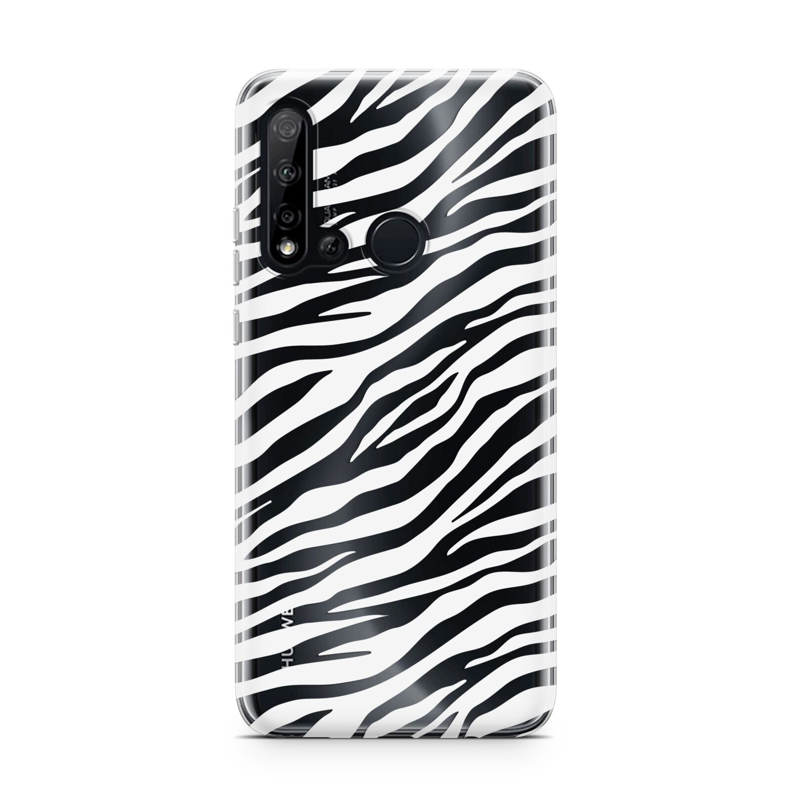 White Zebra Print Huawei P20 Lite 5G Phone Case