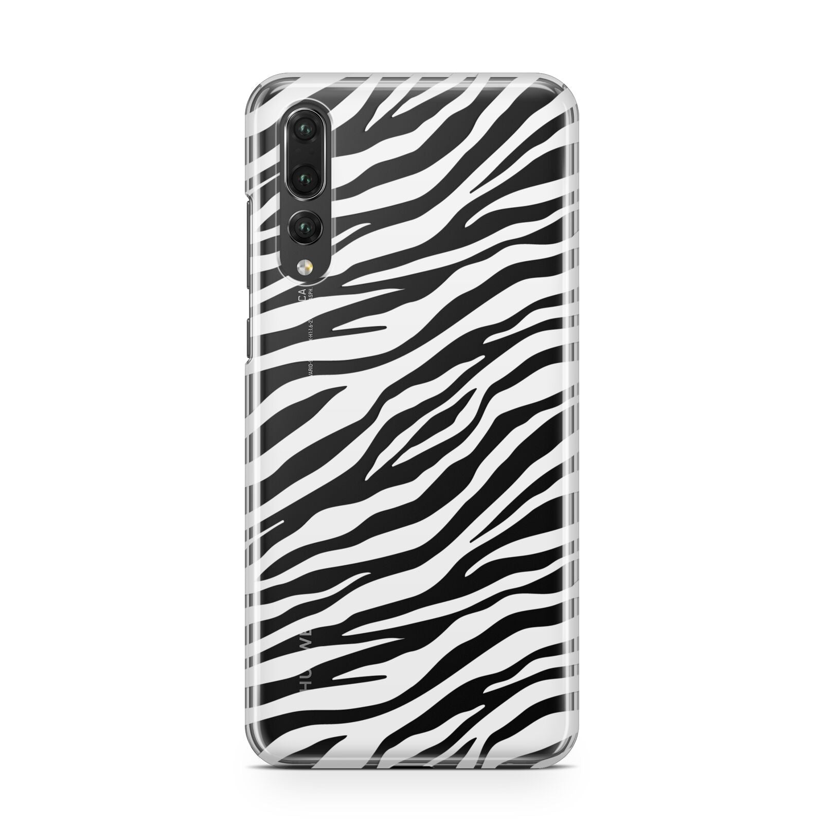 White Zebra Print Huawei P20 Pro Phone Case