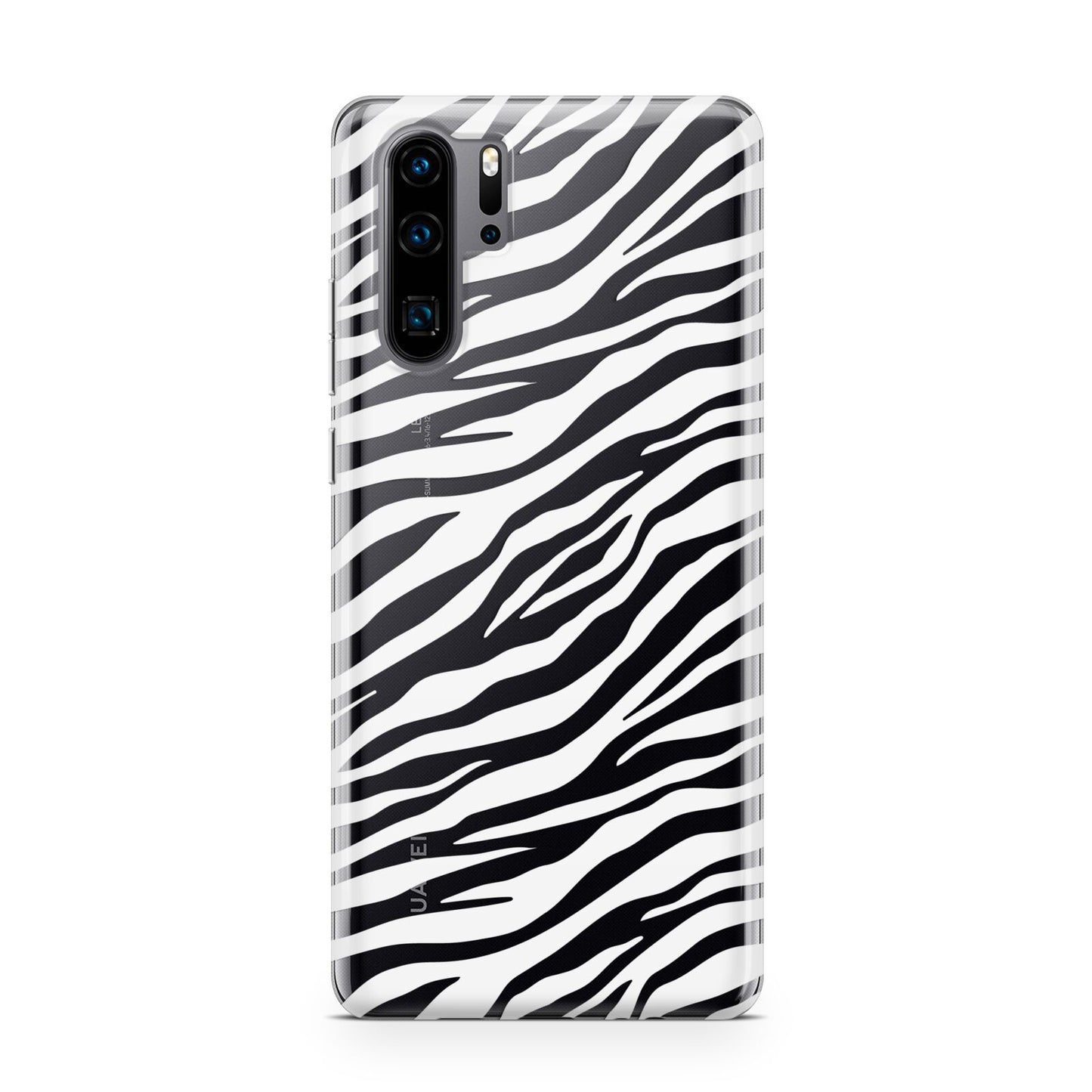 White Zebra Print Huawei P30 Pro Phone Case