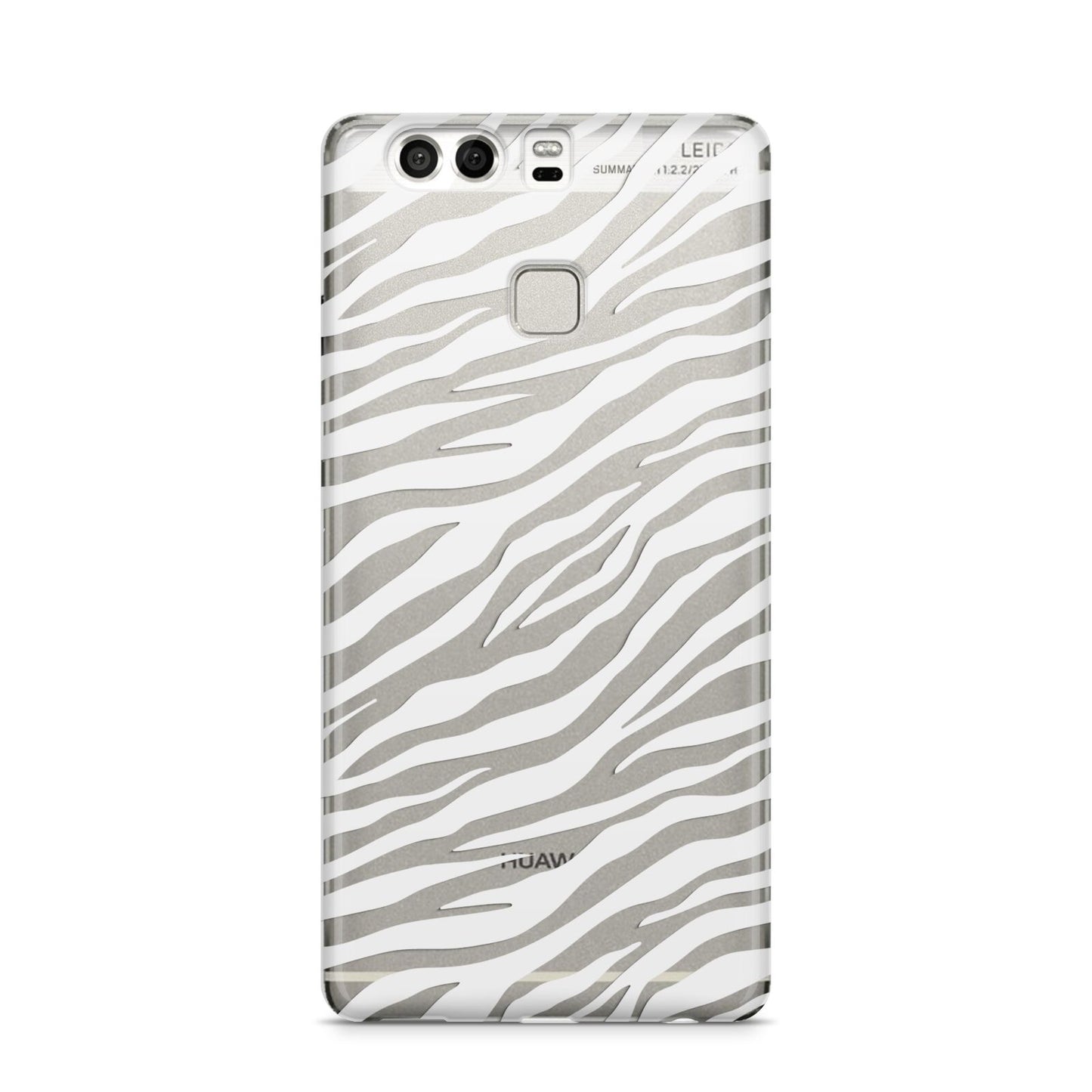 White Zebra Print Huawei P9 Case