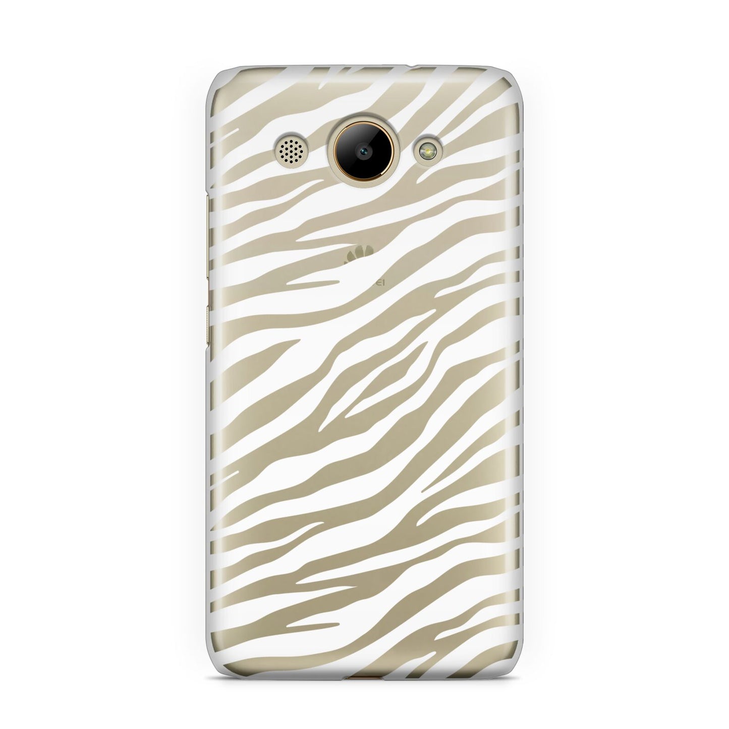 White Zebra Print Huawei Y3 2017