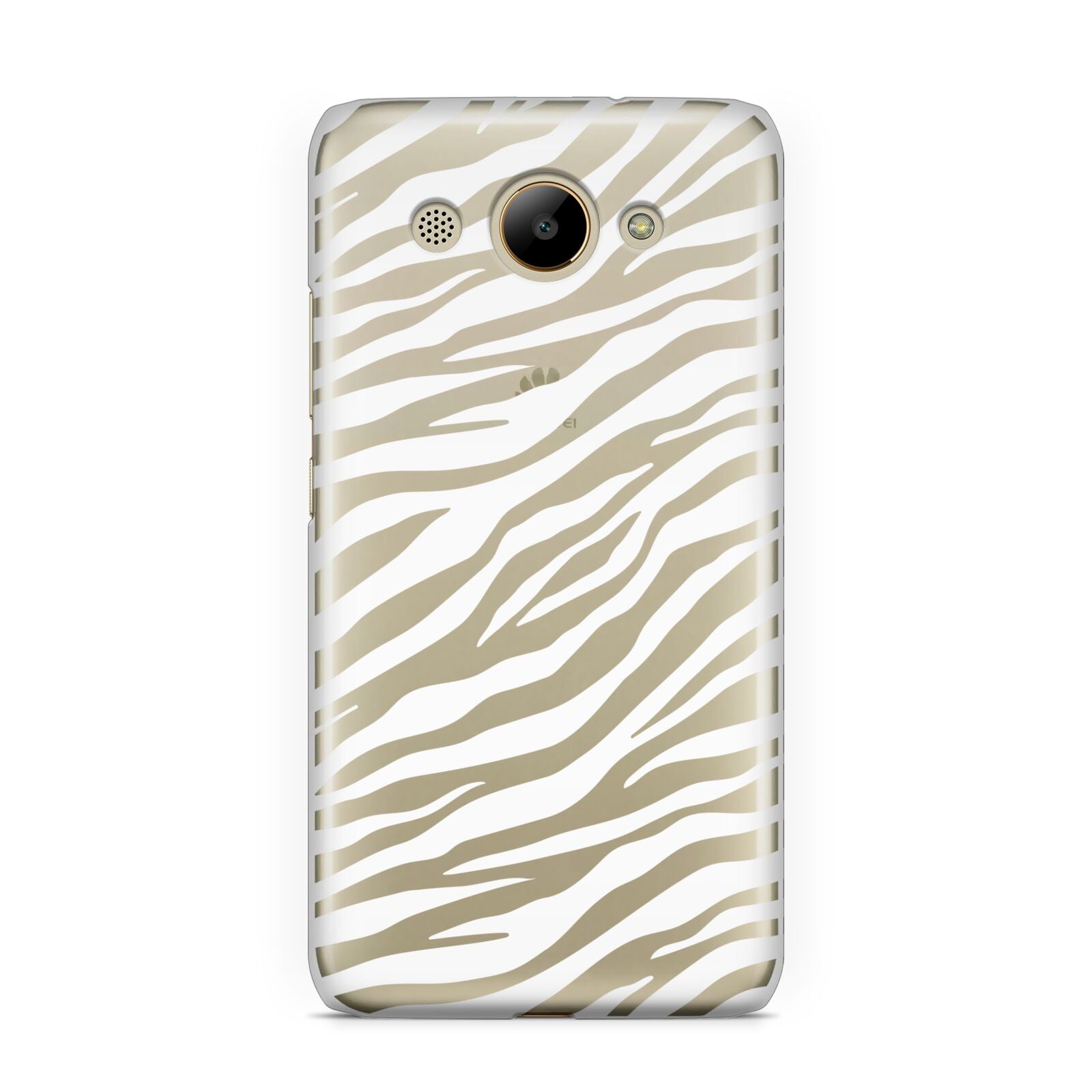 White Zebra Print Huawei Y3 2017