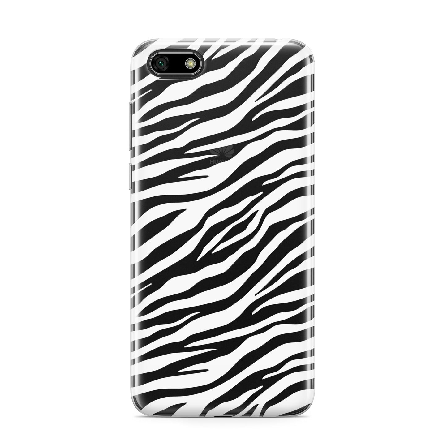 White Zebra Print Huawei Y5 Prime 2018 Phone Case