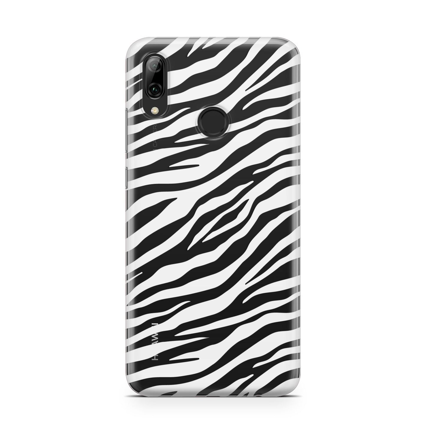 White Zebra Print Huawei Y7 2019