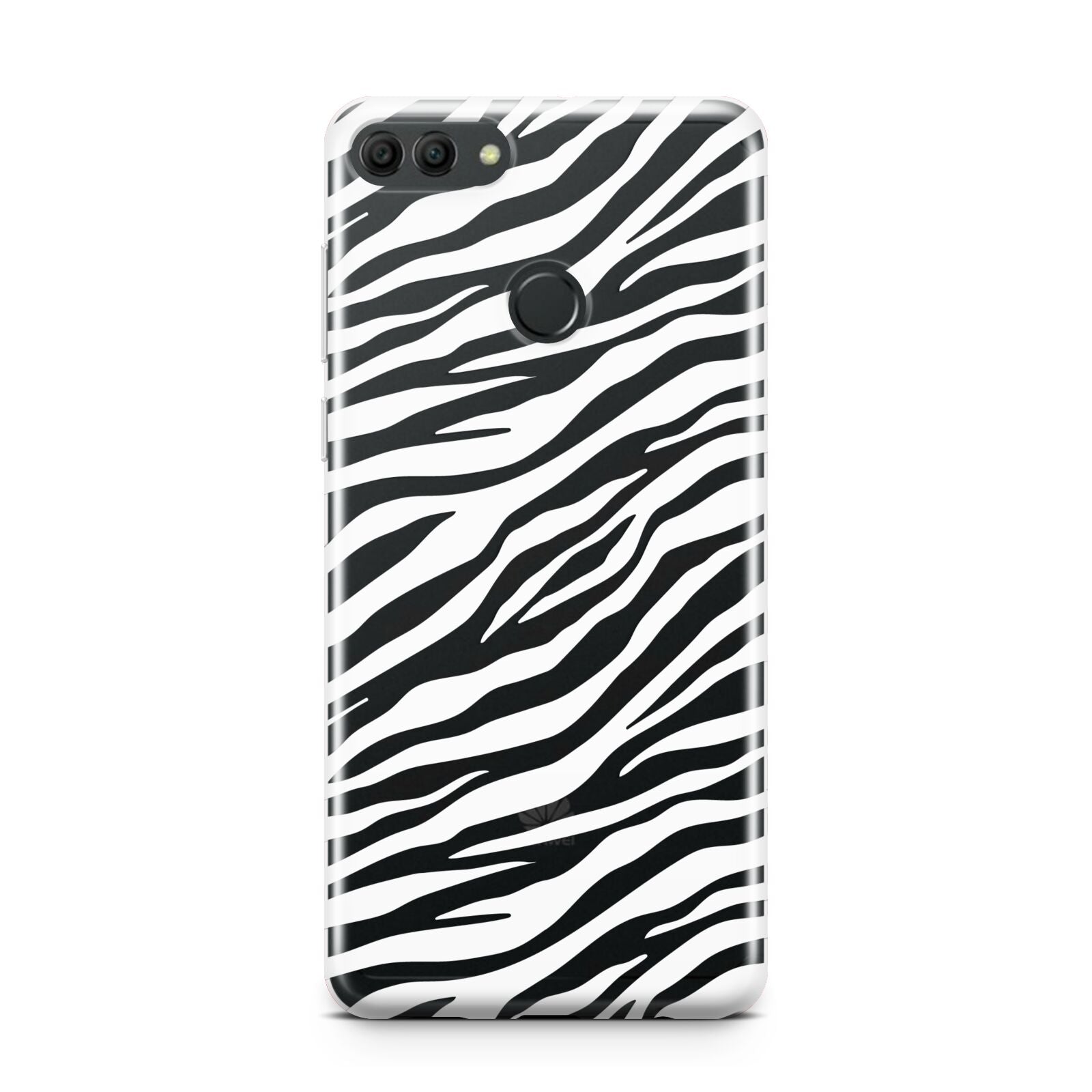 White Zebra Print Huawei Y9 2018