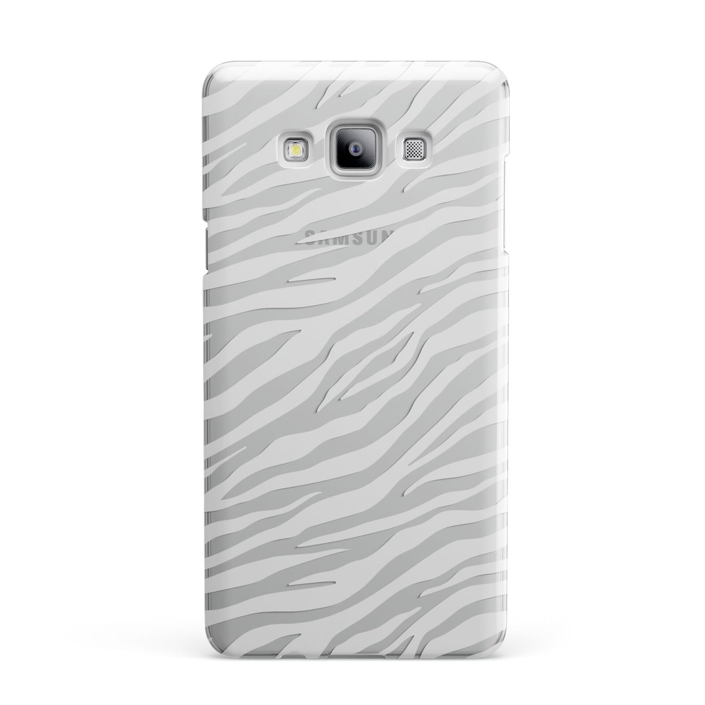 White Zebra Print Samsung Galaxy A7 2015 Case