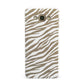 White Zebra Print Samsung Galaxy A8 Case