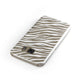 White Zebra Print Samsung Galaxy Case Front Close Up