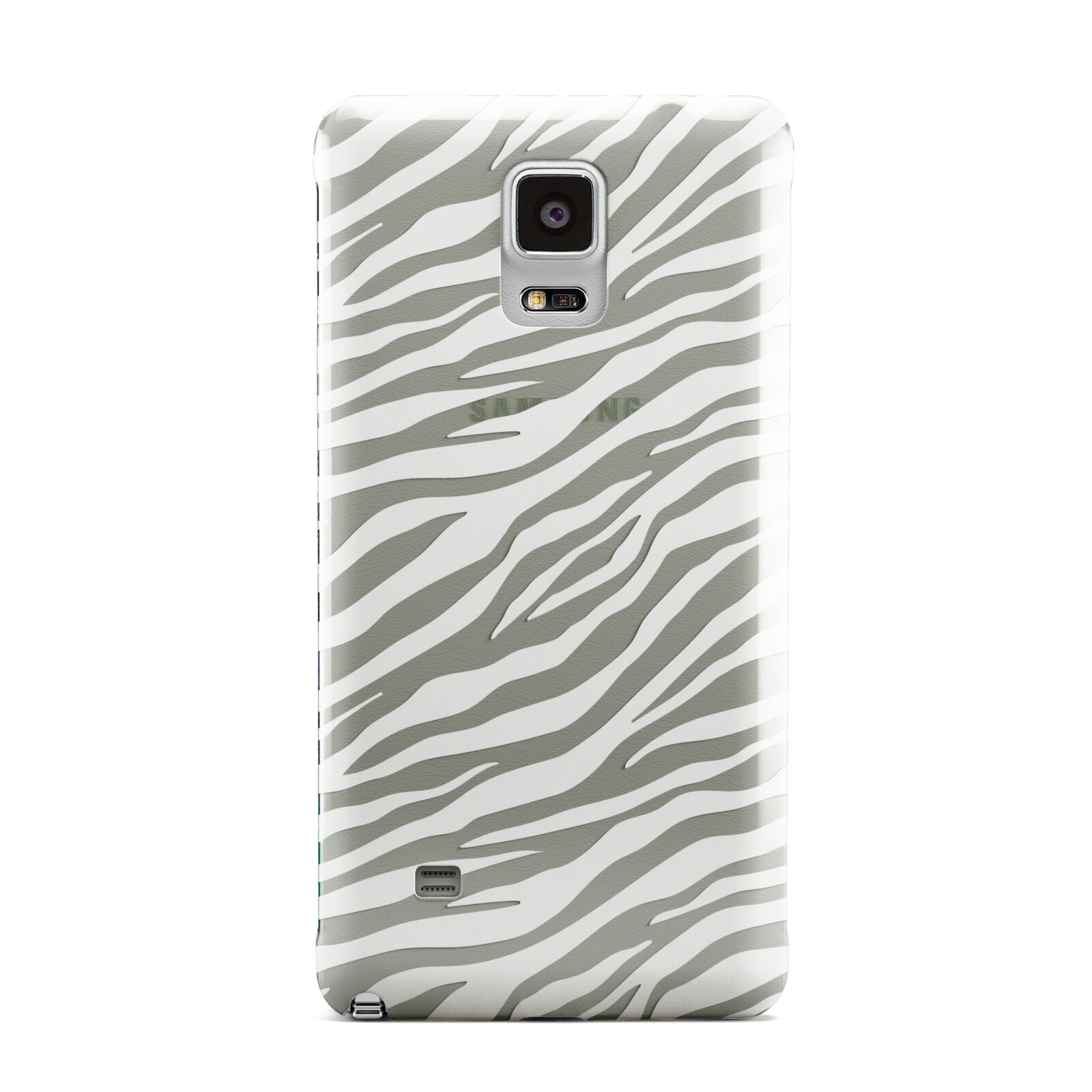 White Zebra Print Samsung Galaxy Note 4 Case