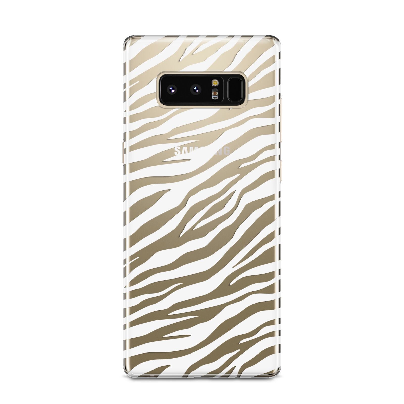 White Zebra Print Samsung Galaxy Note 8 Case