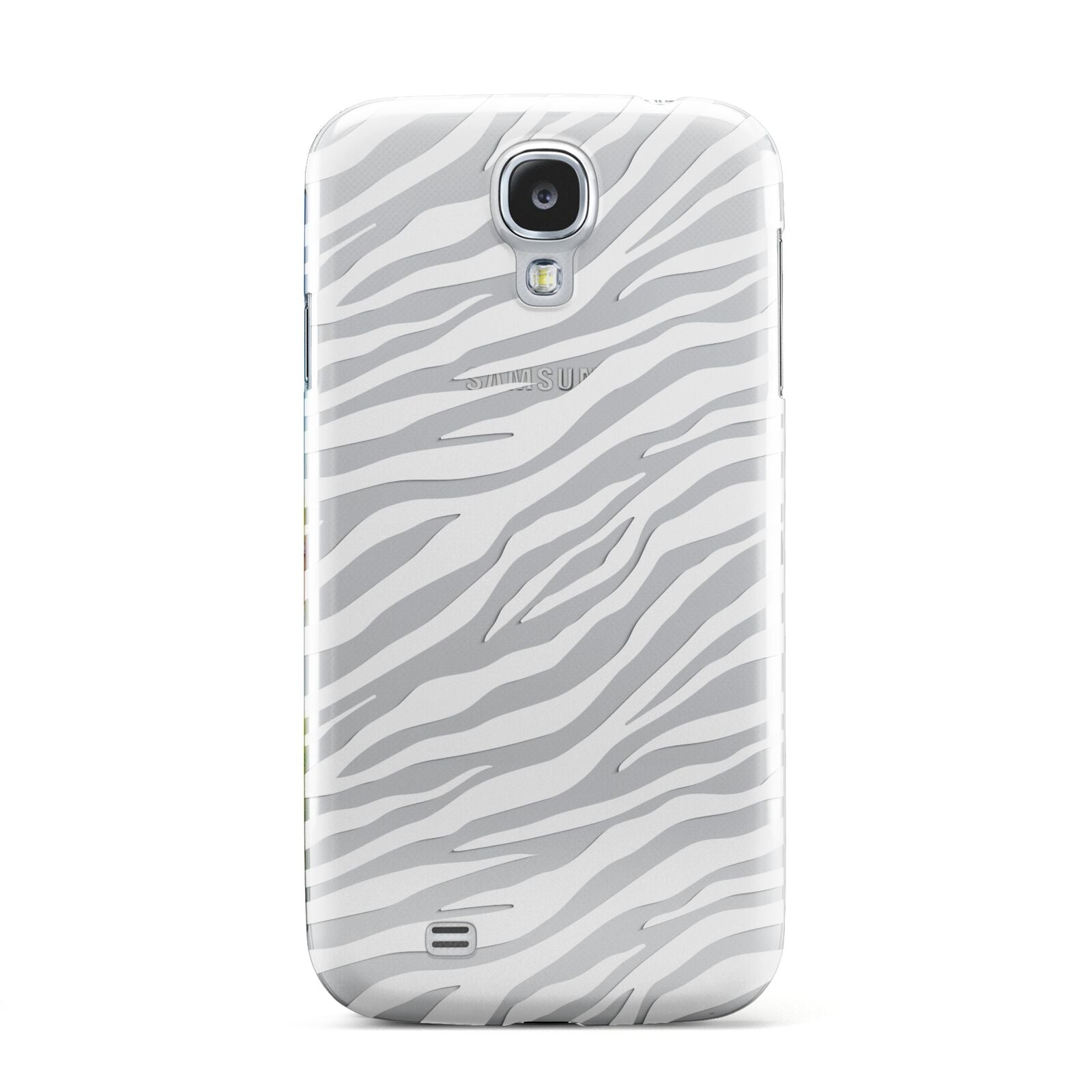 White Zebra Print Samsung Galaxy S4 Case
