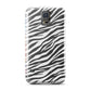White Zebra Print Samsung Galaxy S5 Case