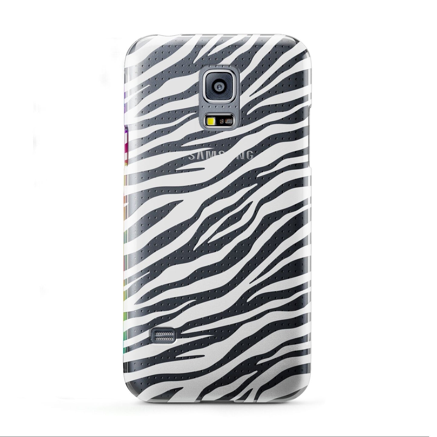 White Zebra Print Samsung Galaxy S5 Mini Case