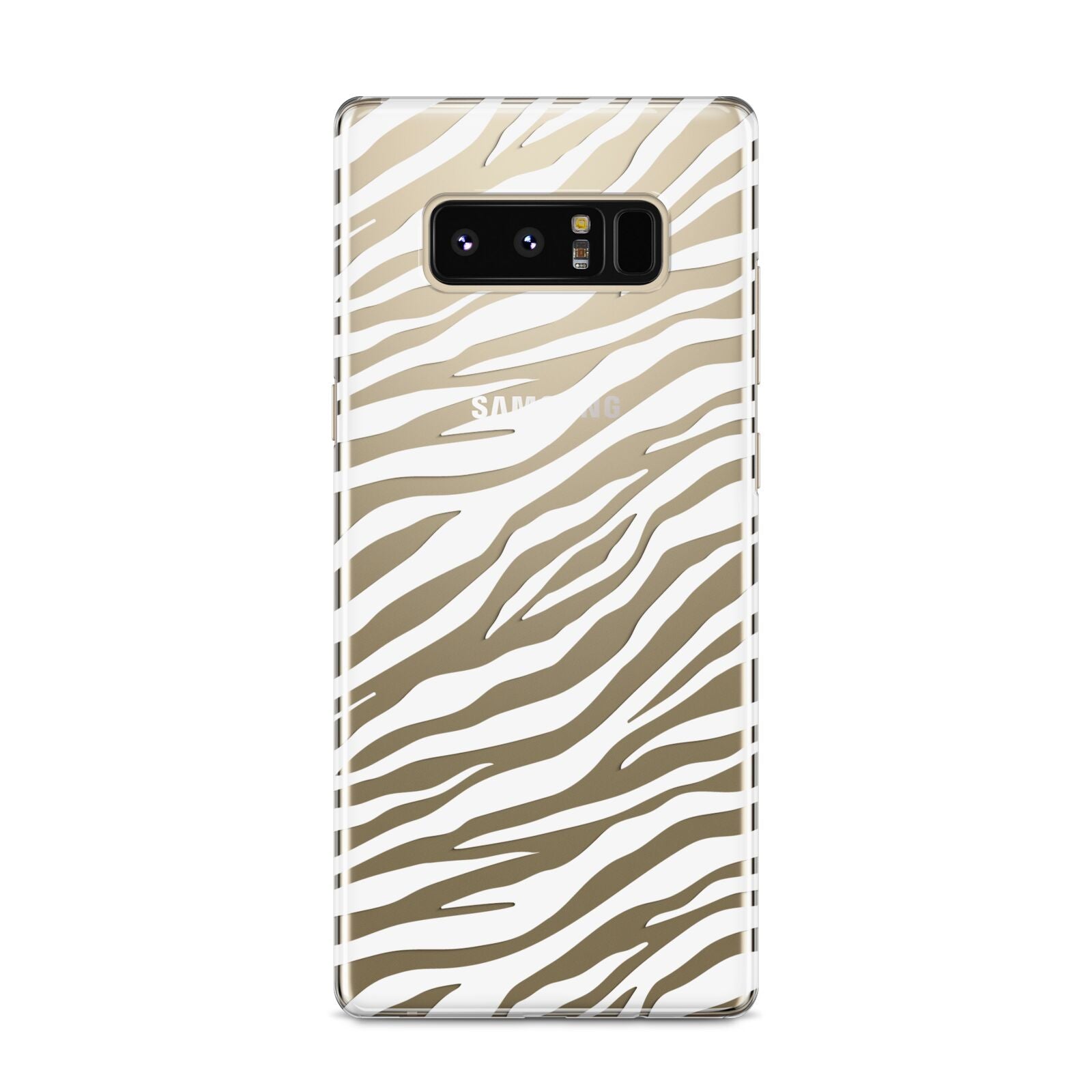 White Zebra Print Samsung Galaxy S8 Case