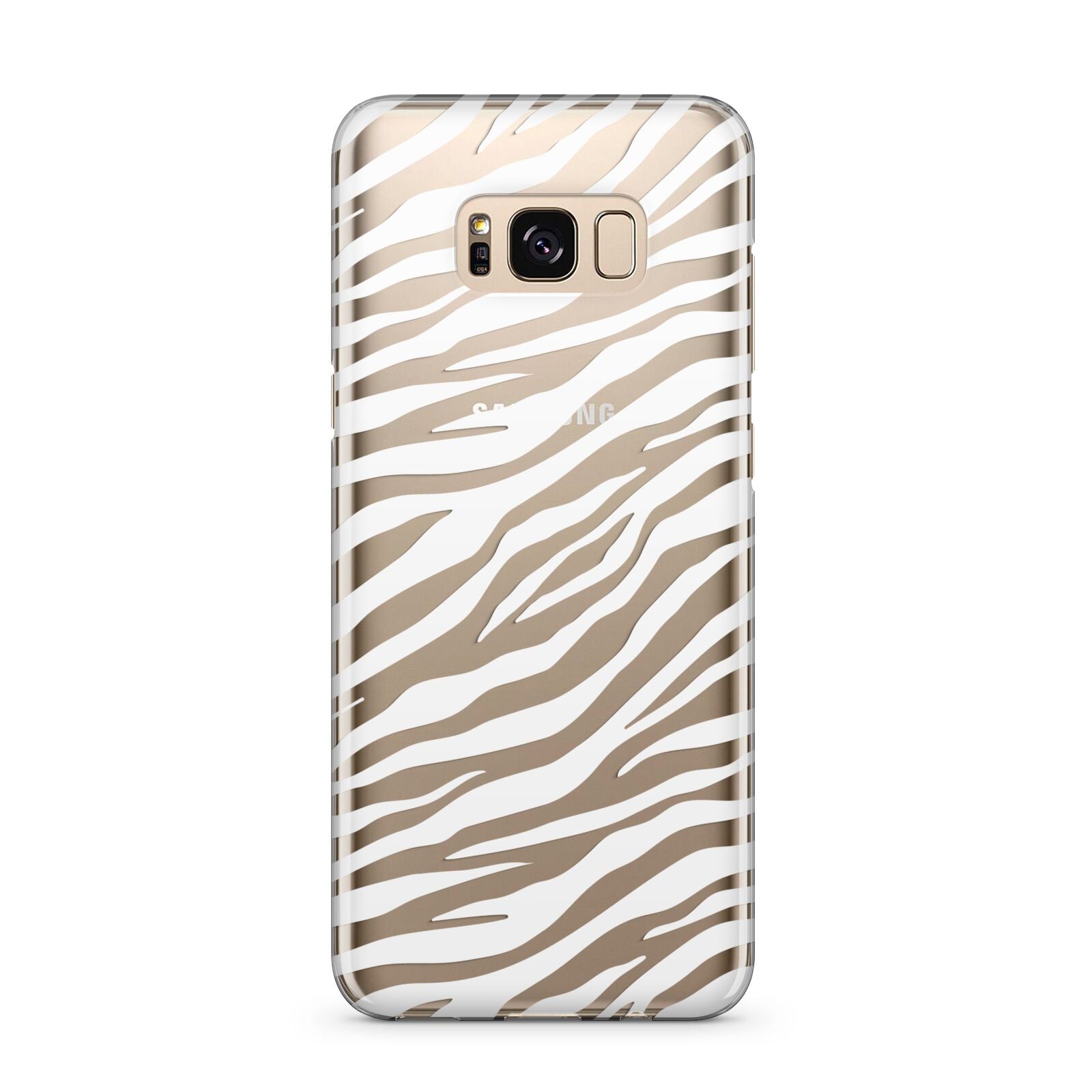 White Zebra Print Samsung Galaxy S8 Plus Case
