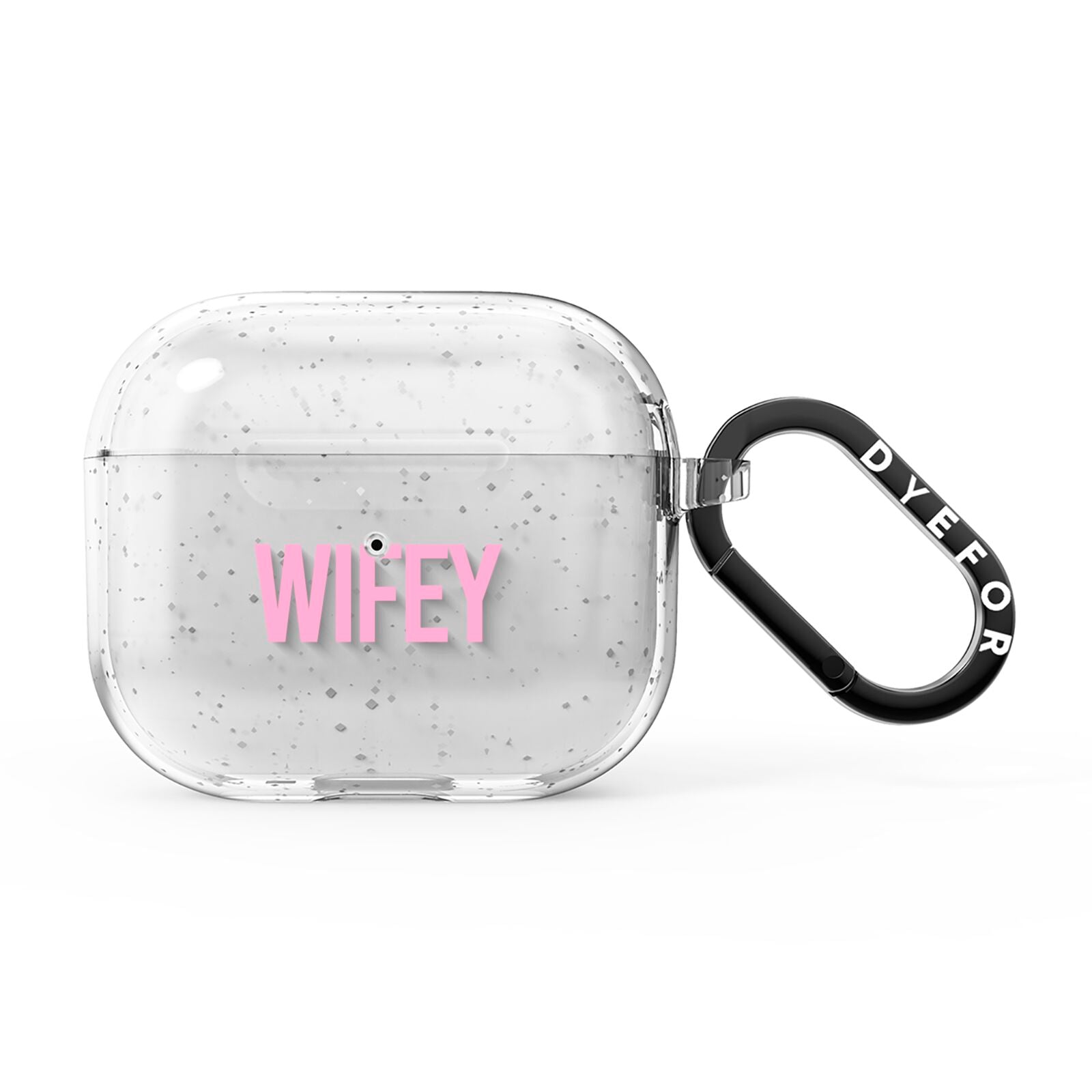 Wifey Pink AirPods Glitter Case 3rd Gen