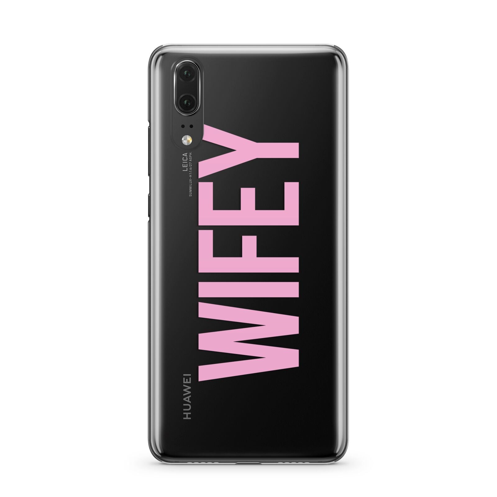 Wifey Pink Huawei P20 Phone Case