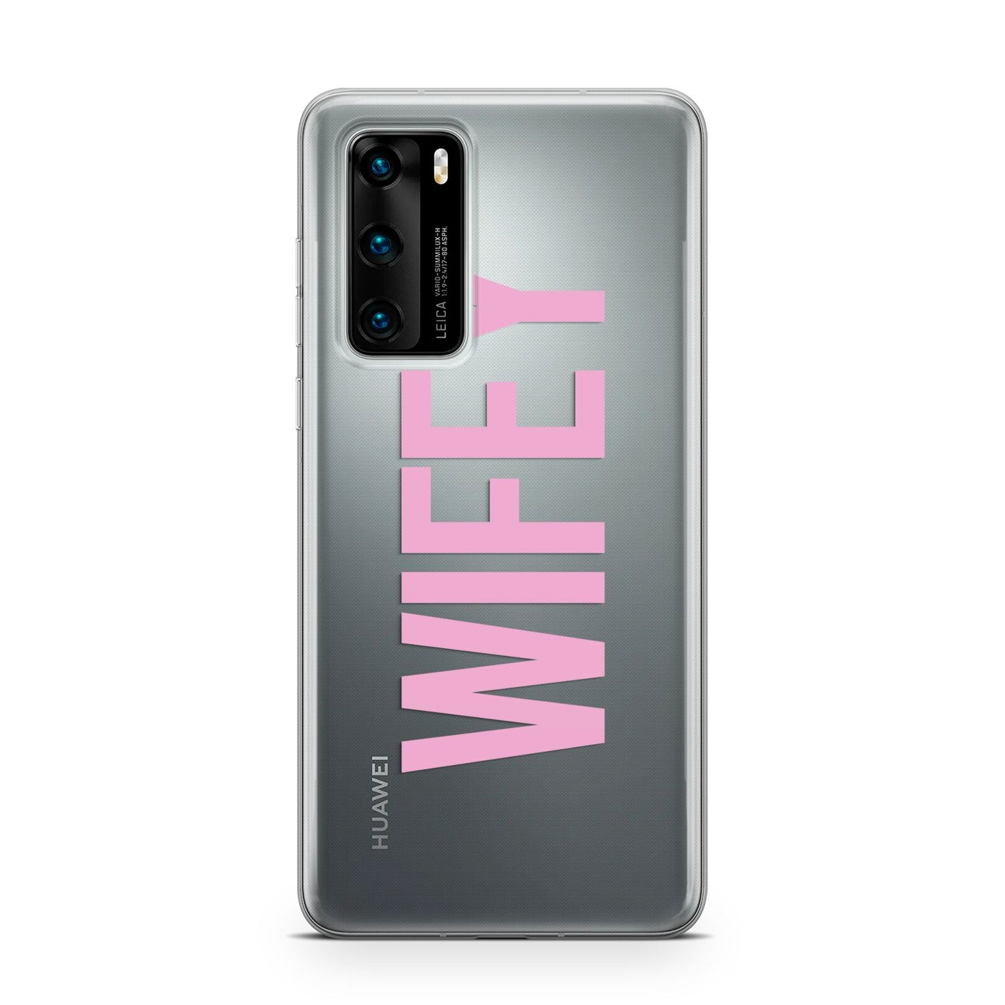 Wifey Pink Huawei P40 Phone Case