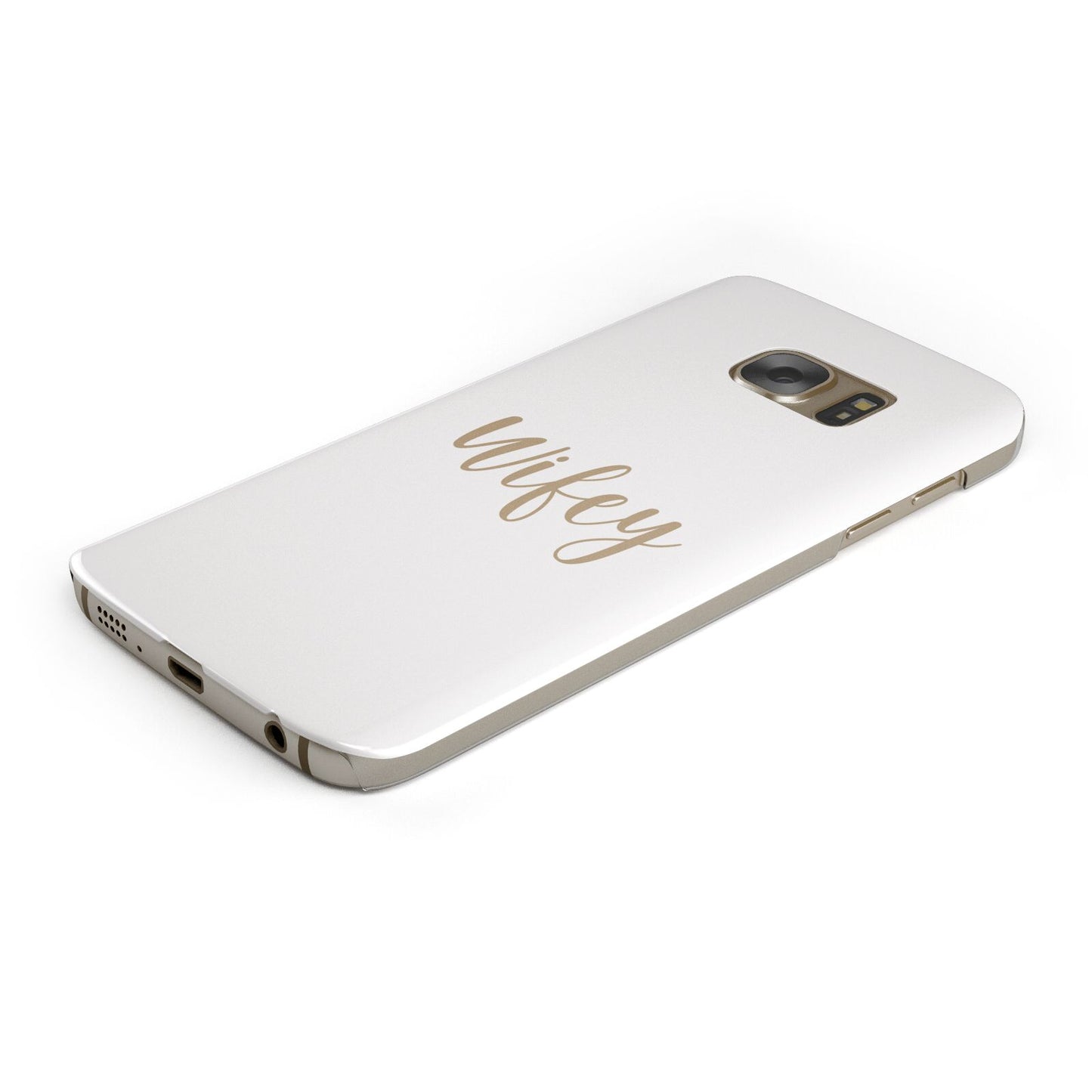 Wifey Protective Samsung Galaxy Case Angled Image