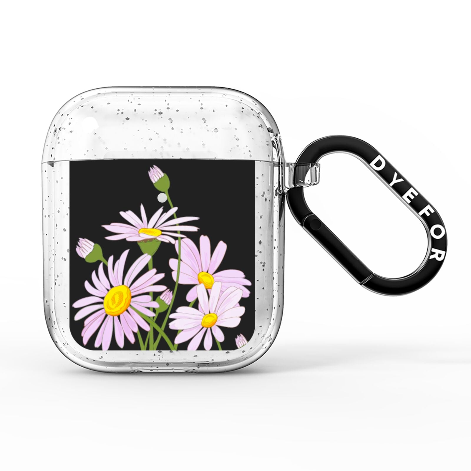 Wild Daisies AirPods Glitter Case