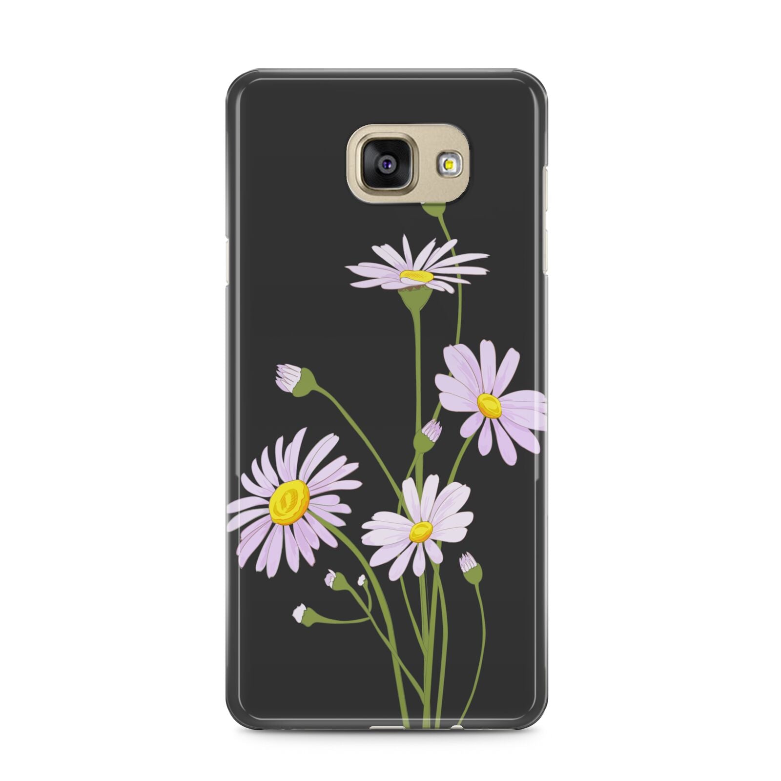 Wild Daisies Samsung Galaxy A5 2016 Case on gold phone