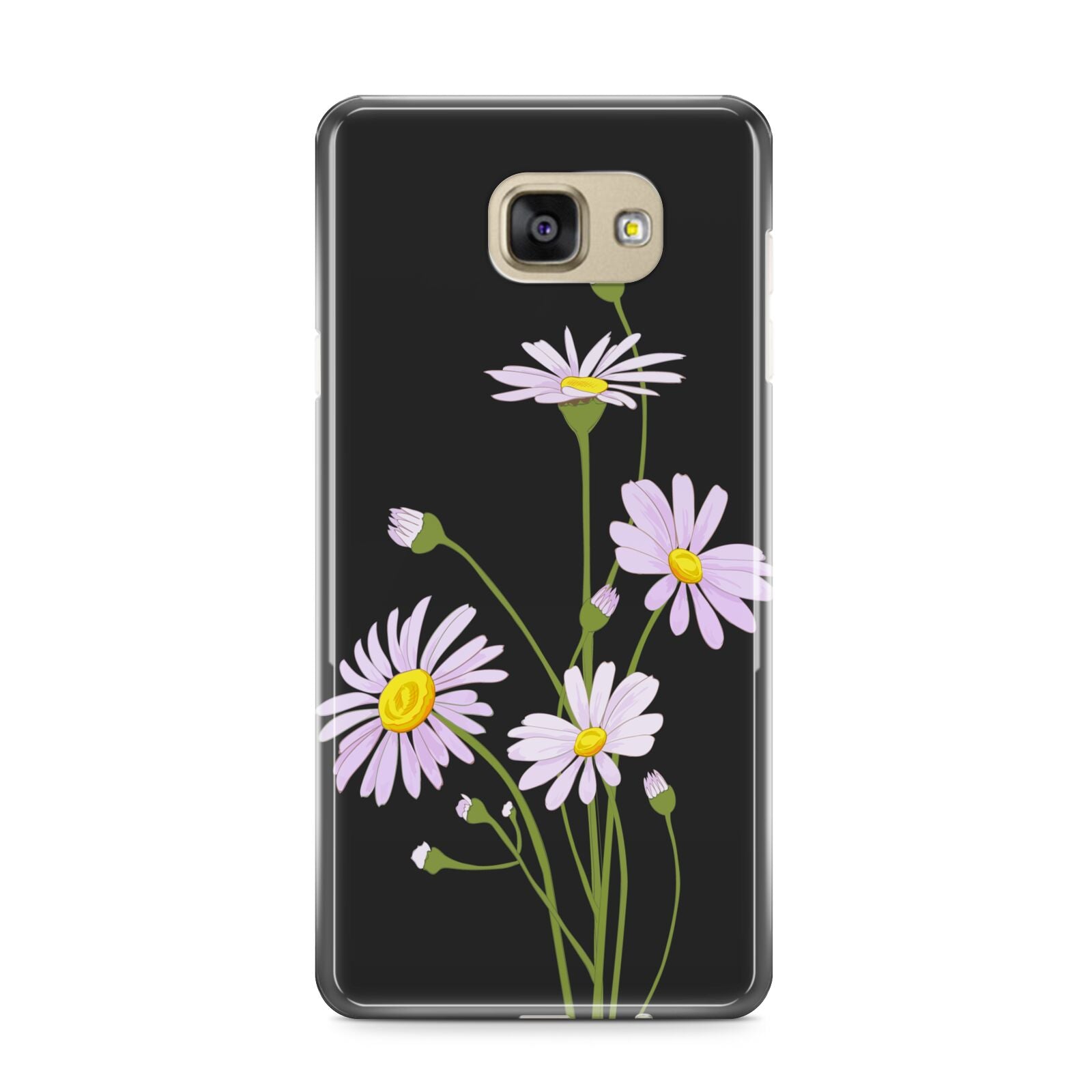 Wild Daisies Samsung Galaxy A9 2016 Case on gold phone