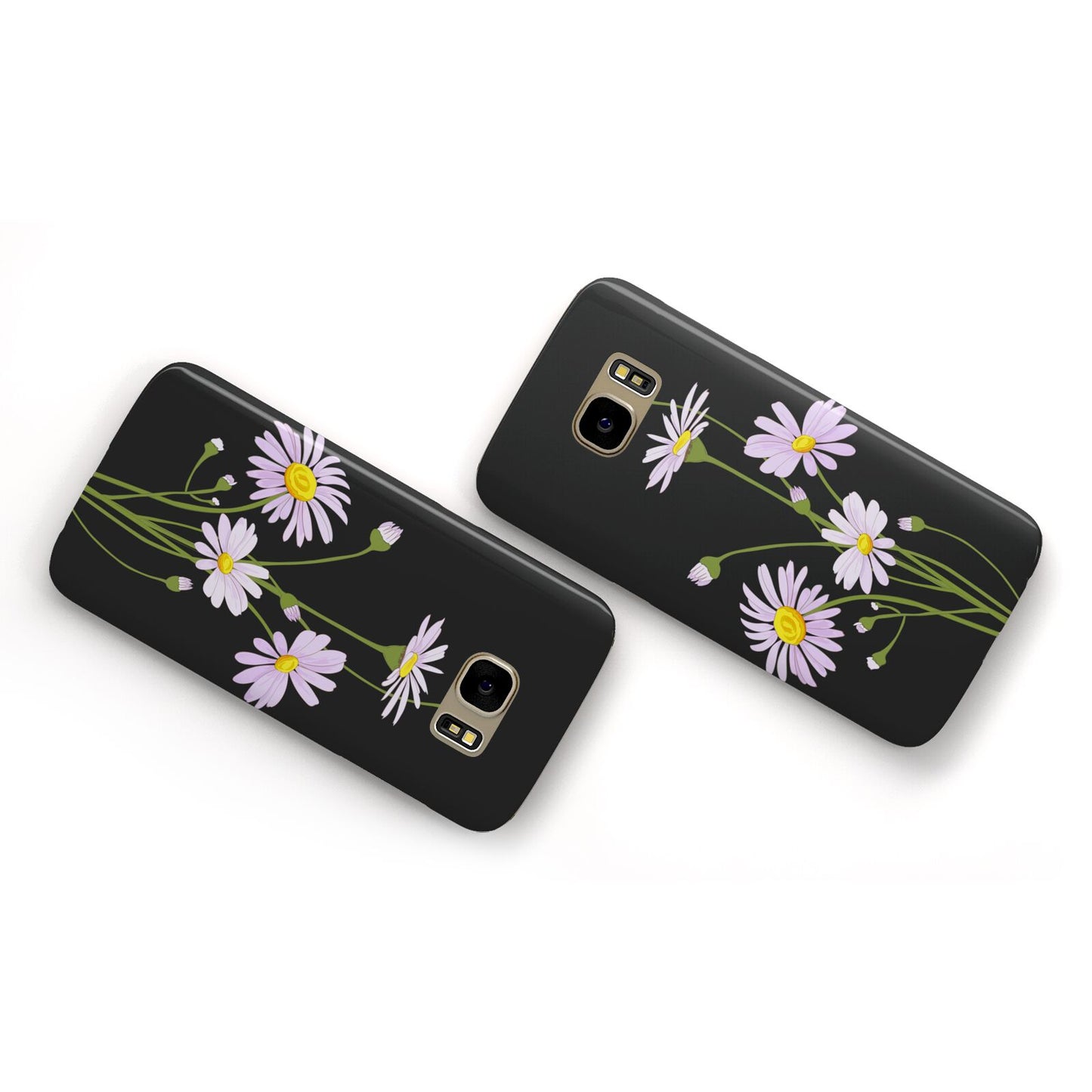 Wild Daisies Samsung Galaxy Case Flat Overview