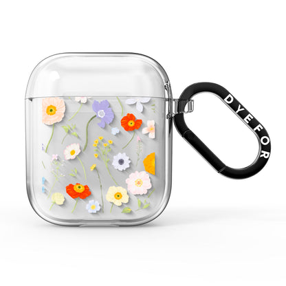 Wild Flower AirPods Clear Case