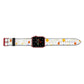 Wild Flower Apple Watch Strap Landscape Image Red Hardware