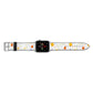 Wild Flower Apple Watch Strap Landscape Image Silver Hardware