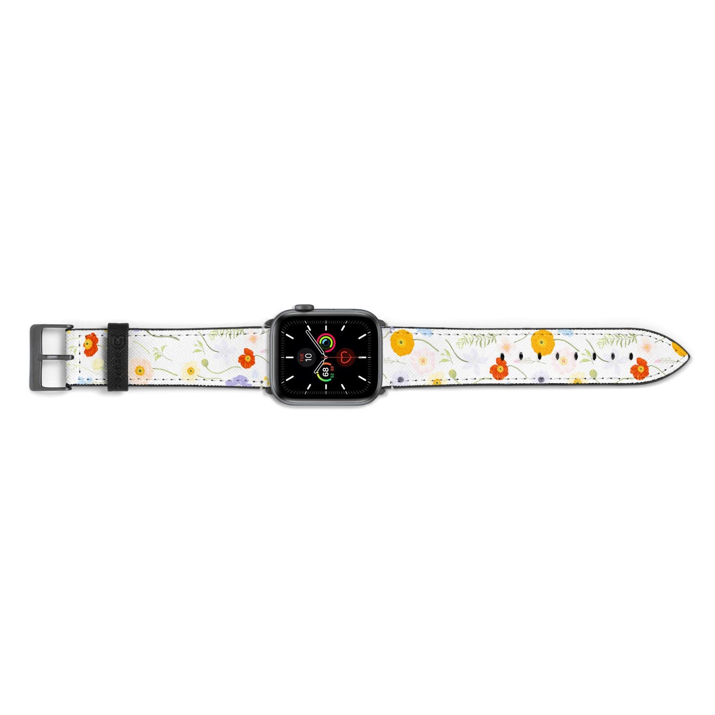 Wild Flower Apple Watch Strap Landscape Image Space Grey Hardware