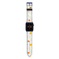 Wild Flower Apple Watch Strap with Blue Hardware